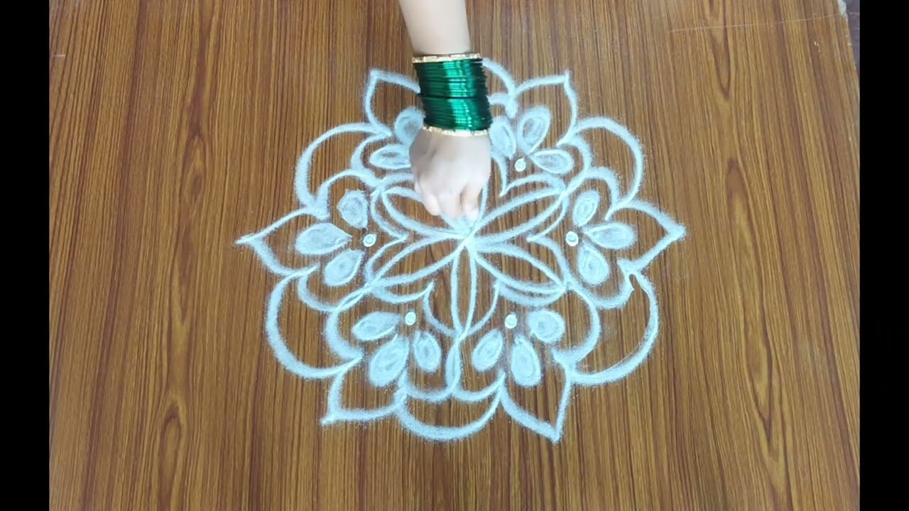 Simple daily rangoli ❤️ subscribe for more videos @vishrangoli #daily rangoli#rangolidesigns#