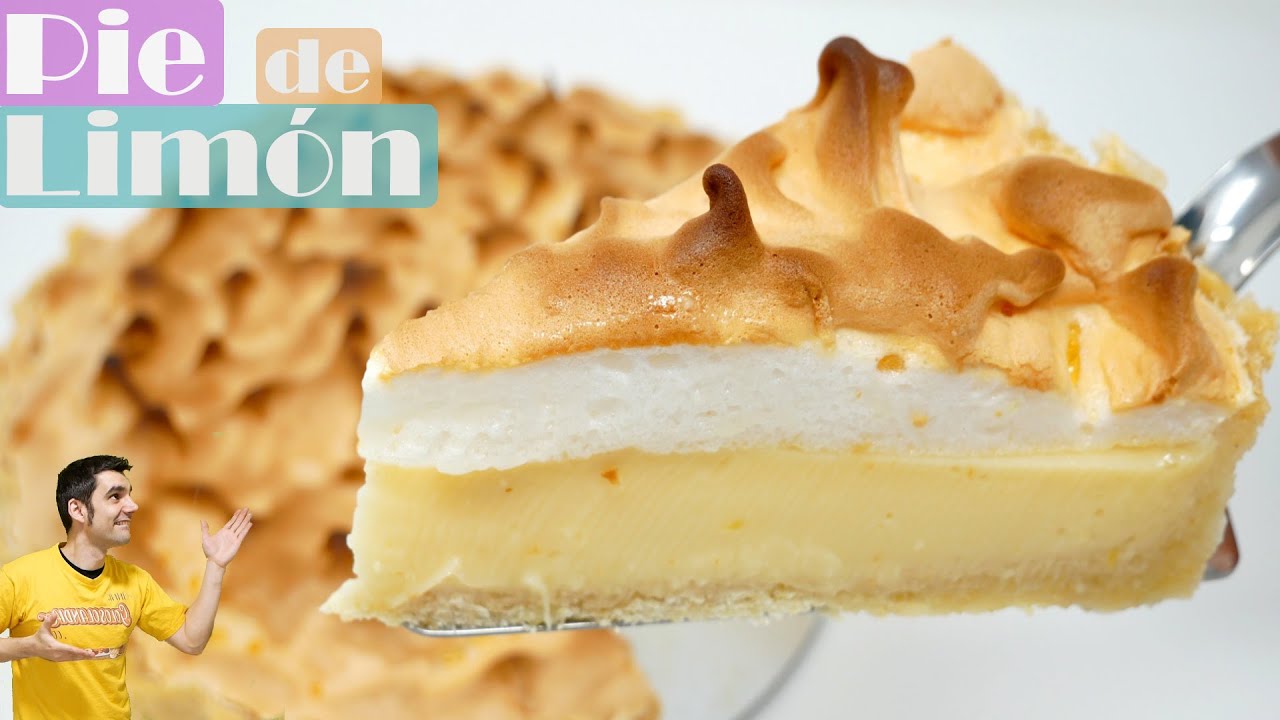 PIE de LIMÓN o LIMA 🍋😍🥧 | PASTEL de CREMA de LIMÓN y MERENGUE TOSTADO Lemon Pie FÁCIL 🍋😍Receta # 597