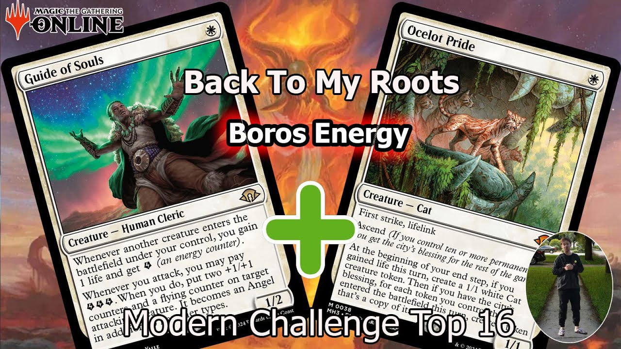Back to my Energy Roots! | Modern Challenge Top 16 With Boros Energy | Magic Online