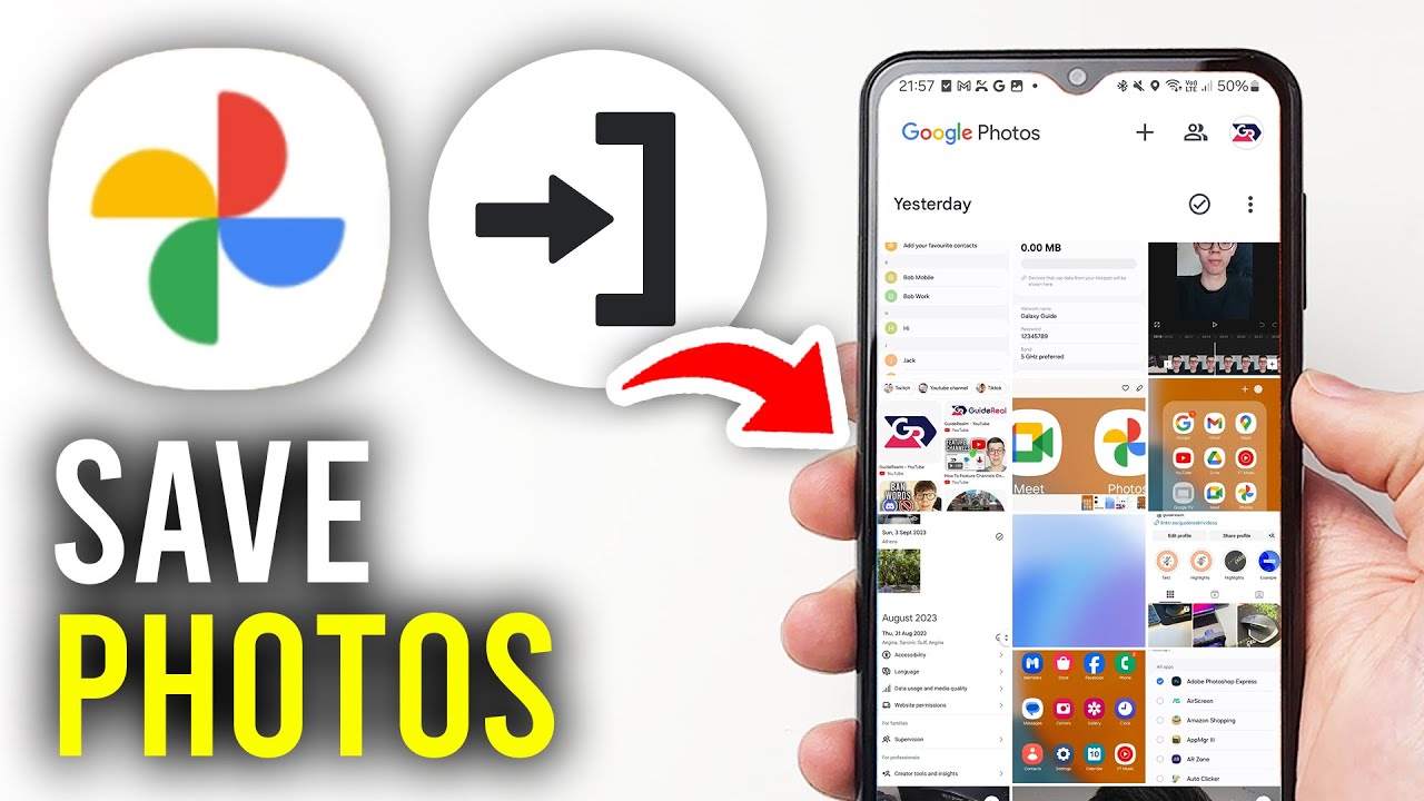 How To Save Photos To Google Photos (Back Up) - Full Guide