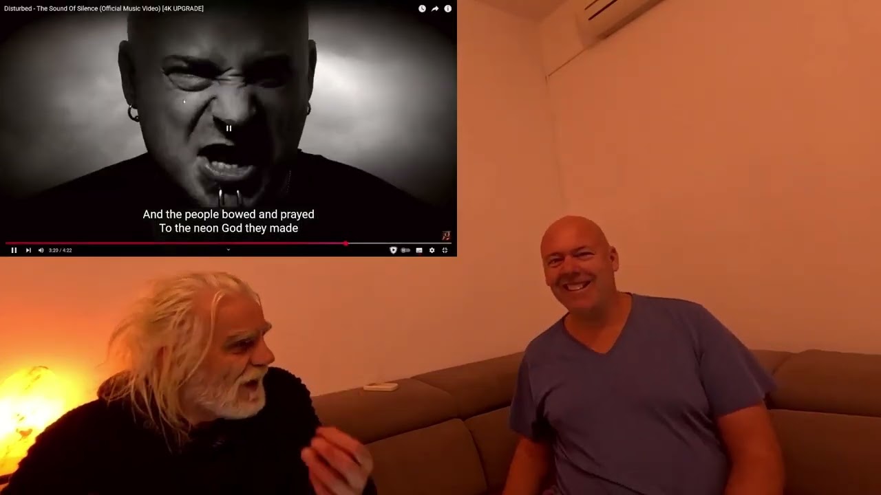 2 музыканта реагируют на Disturbed - Sound of Silence - Реакция Впервые для него!!