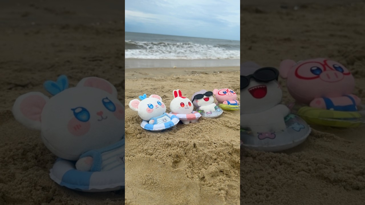 Dẫn c&aacute;c em b&eacute; SKSP Plushie 🐻&zwj;❄️🦈🐷🐰 #sksp #shorts