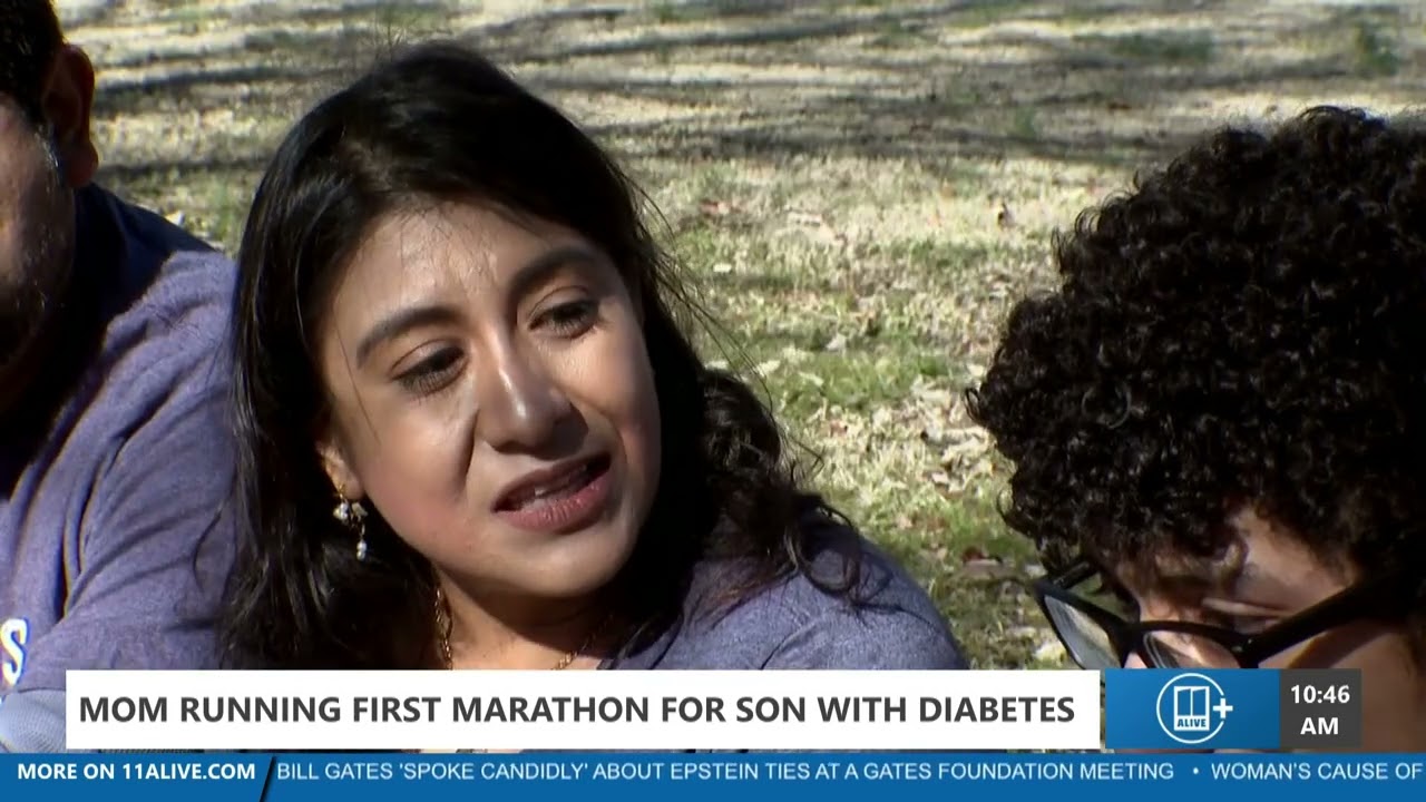 Gwinnett mom runs first marathon to inspire son