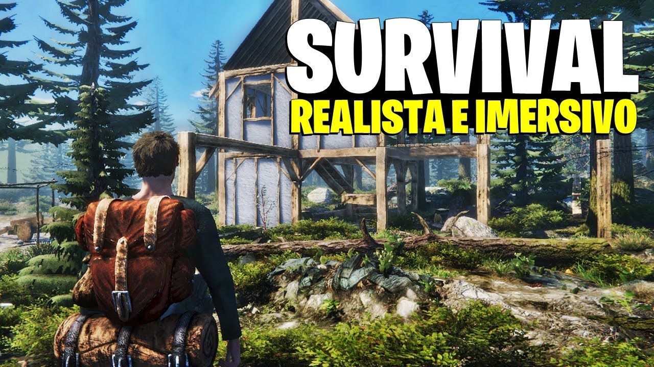 JOGO DE SOBREVIVÊNCIA REALISTA! | CABANA ABANDONADA, PRODUÇÃO DE FERRAMENTAS e CARRINHO de CARGA!