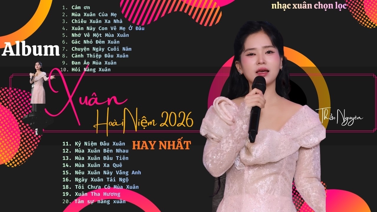 NHẠC XUÂN BOLERO HAY NHẤT 2026 – Album XUÂN HOÀI NIỆM Chọn lọc | Thảo Nguyên nhạc tết hay nhất 2026