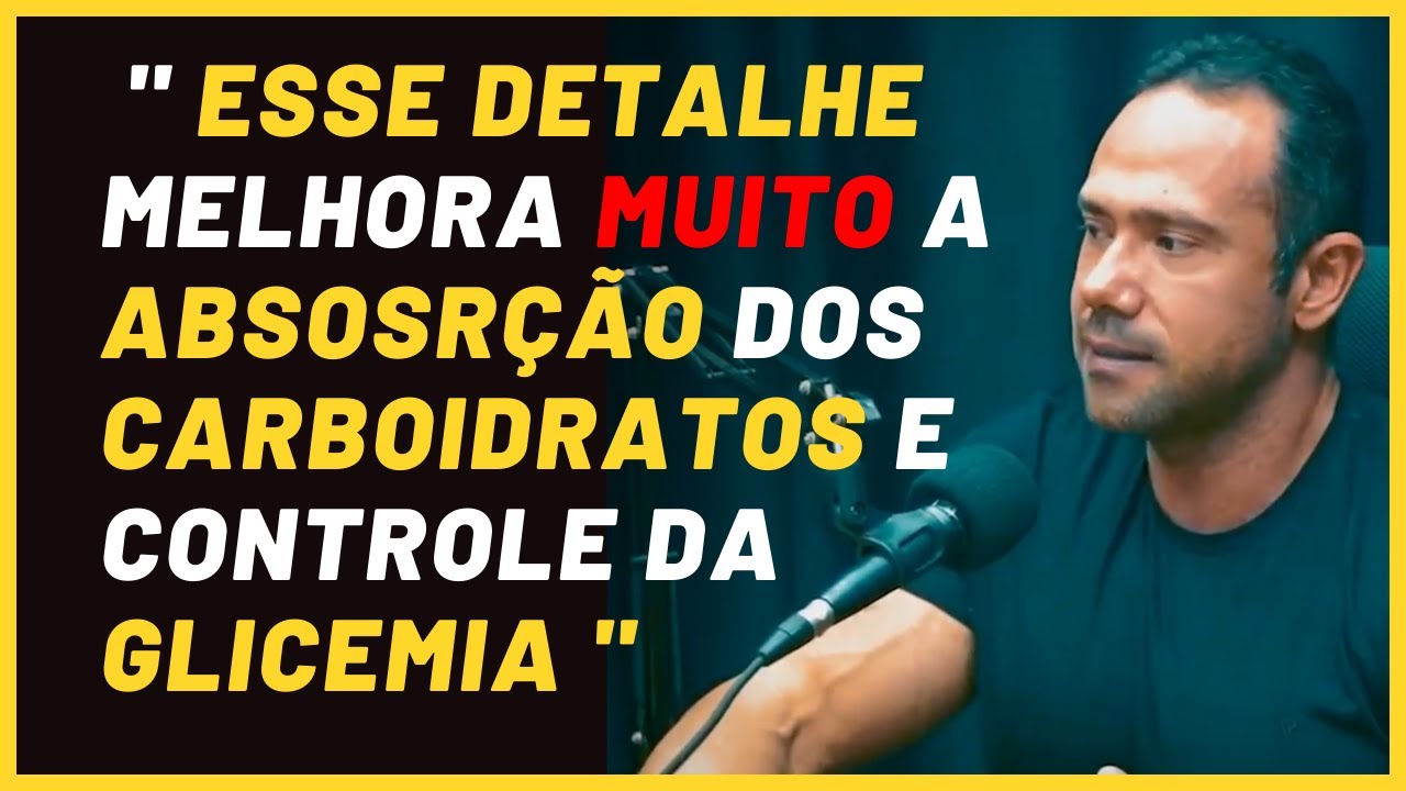 COMO MELHORAR A ABSOR&Ccedil;&Atilde;O DE CARBOIDRATOS ?&nbsp; Rodolfo Peres