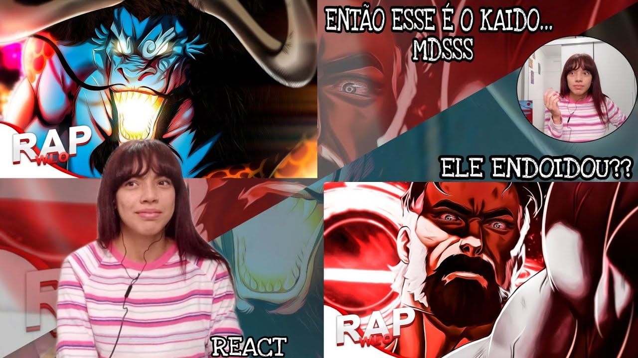 REACT 2 EM 1 WLO| Rap do Omni-Man | Rap do Kaido A Fúria da Criatura Mais Forte ( One Piece ).