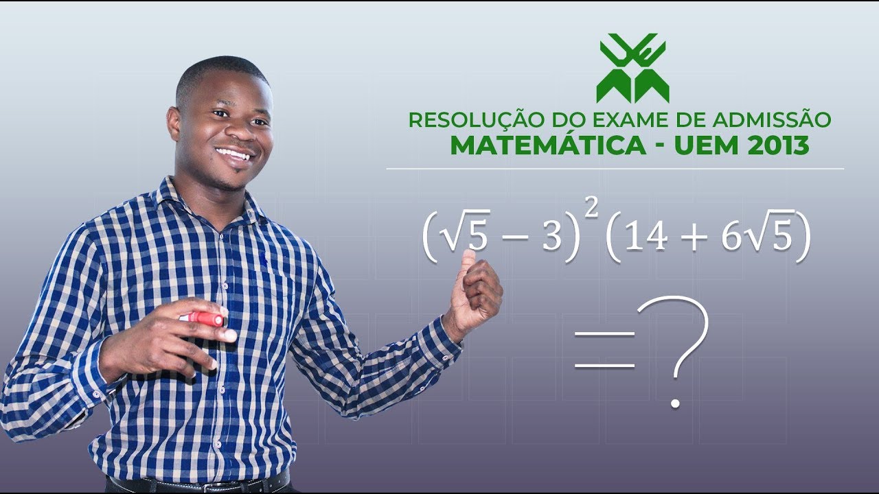 esolução do exame de Matemática UEM 2013 - N7