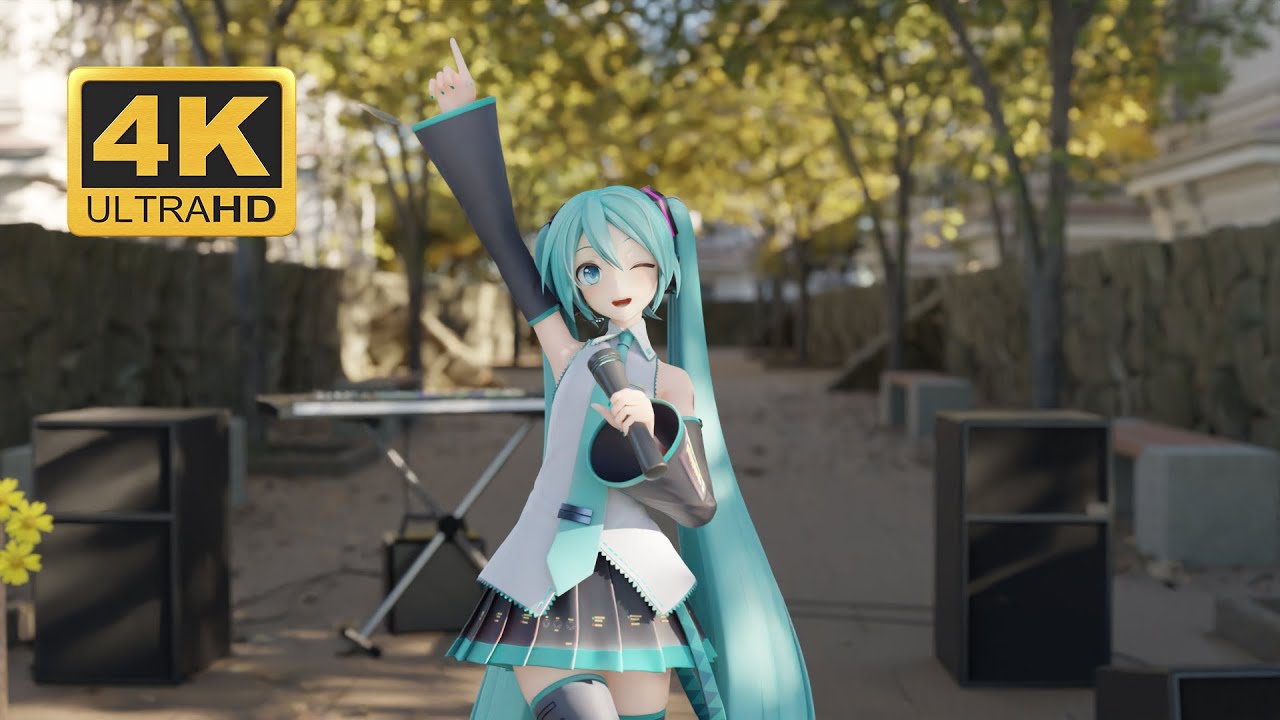 【Cycles/4K60FPS/MMD】MIKU - 愛言葉