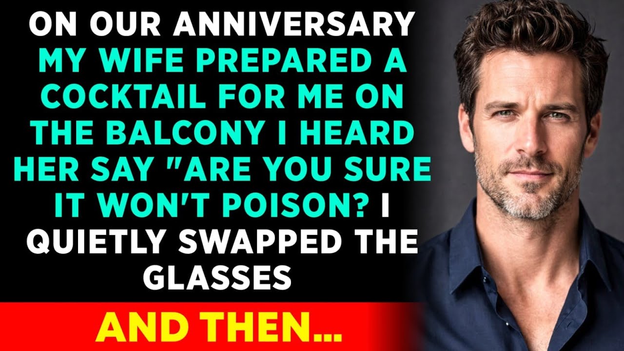 On Our Anniversary, MY WIFE Made A Cocktail For Me, I Swapped A Glass With Him And After Just Five..