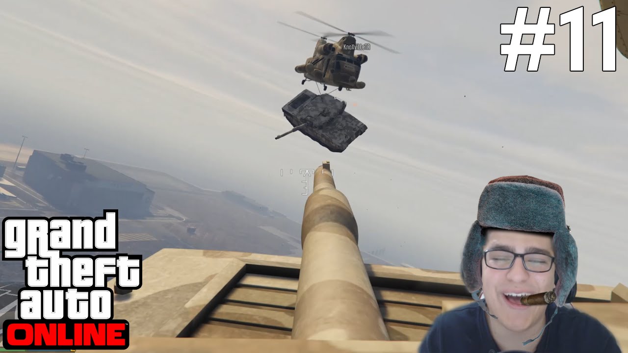GTA V Online - UÇAN TANK SAVAŞLARI - Bölüm 11