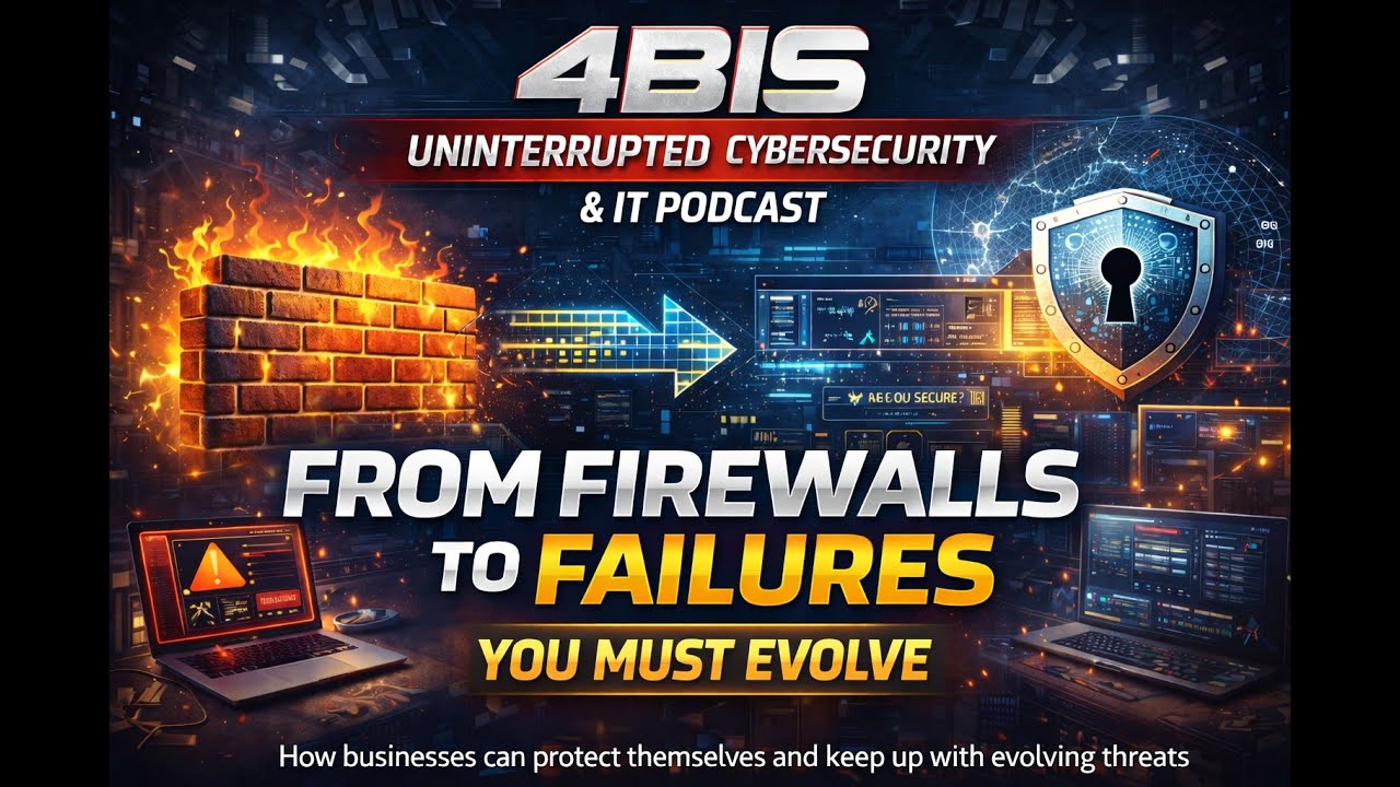 EP2 4BIS Uninterrupted Cybersecurity & IT Podcast: From Firewalls to Failures: You Must Evolve