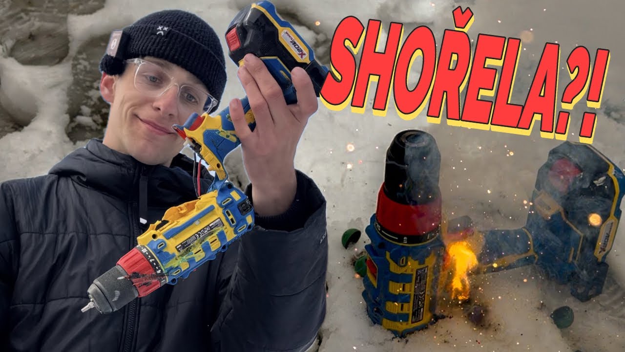 EXTRÉMNÍ test vrtačky z Lidlu💥| tohle jsem nečekal😳