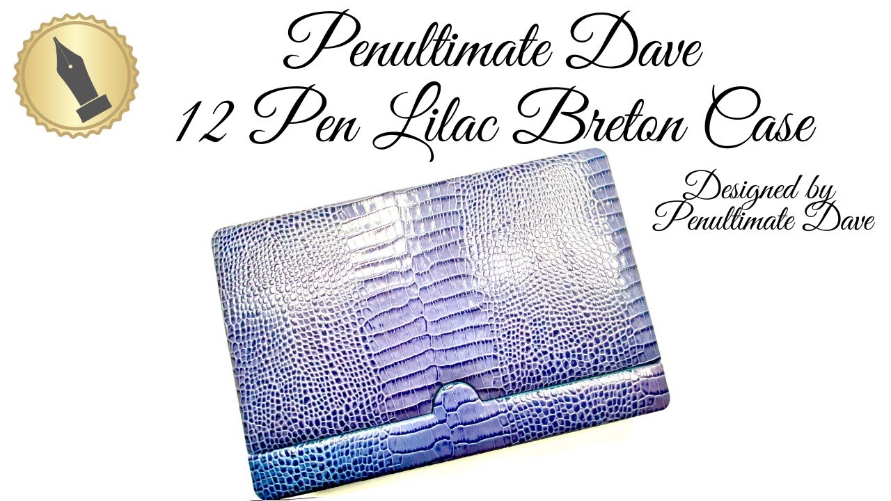 Penultimate Dave Lilac 12 Pen Breton Case Unboxing and Review