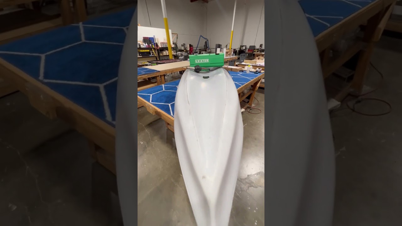 How to repair a crack or leak in a kayak www.ThePlasticsGuy.com