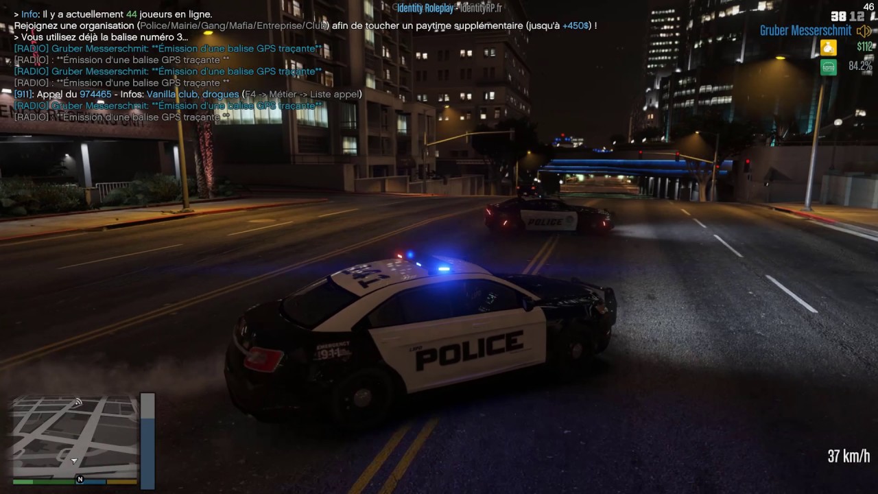 [GTA-V RP - Identity] LSPD code 1 responding