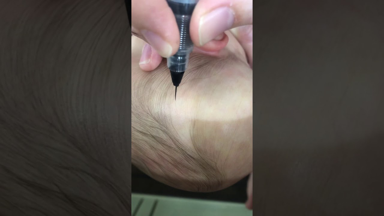 3D Hair Painting on Reborn Doll