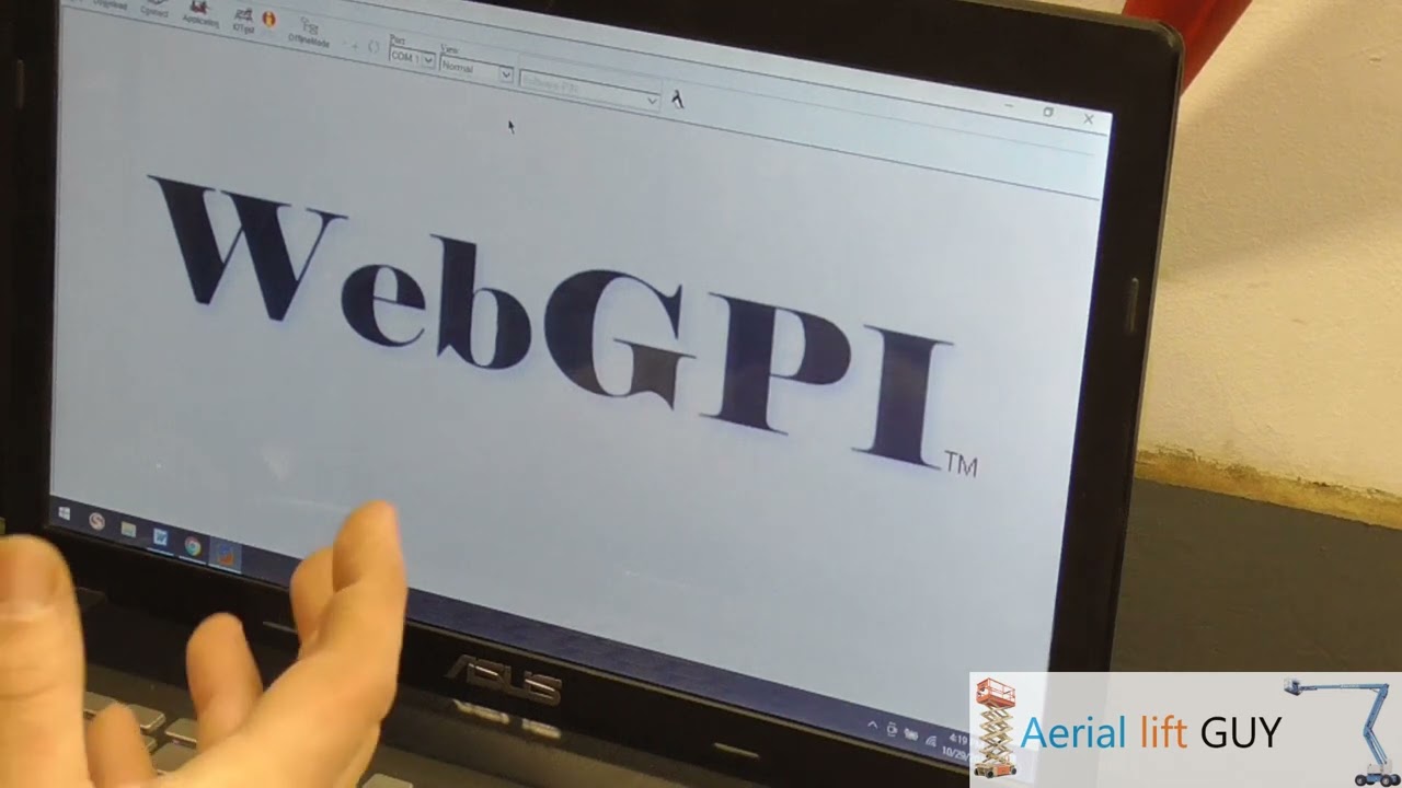 Using Web GPI to program ALC board