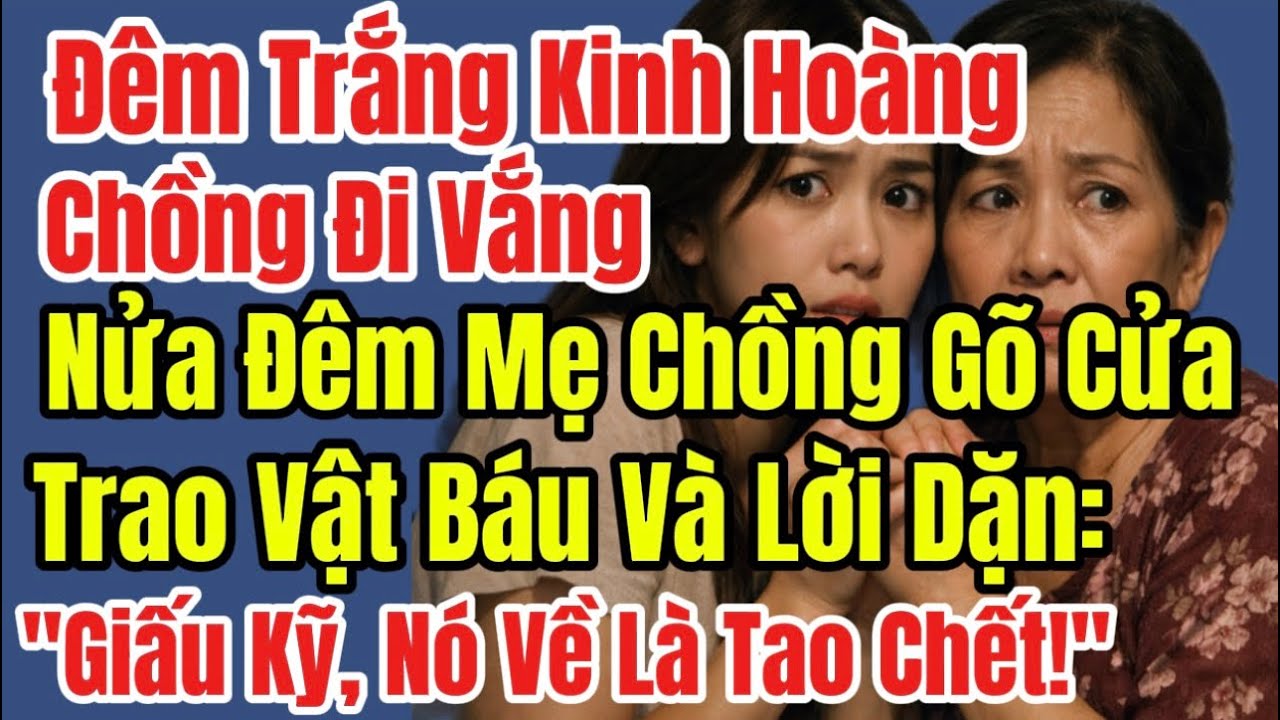 Ck Vừa Đi Công Tác Xa,Mẹ Chồng Gõ Cửa Lúc 1 Giờ Sáng, Trao Vật Báu Và Lời Dặn: 
