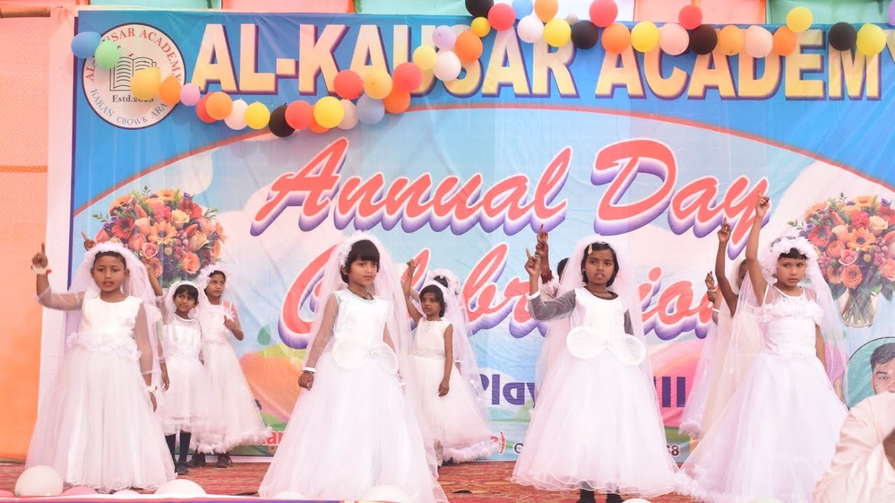 Alif se Allah ko pahchan👀😘Beautiful performance ❤️‍🩹by Nursery students🏬,#annualfunction🔚🥰