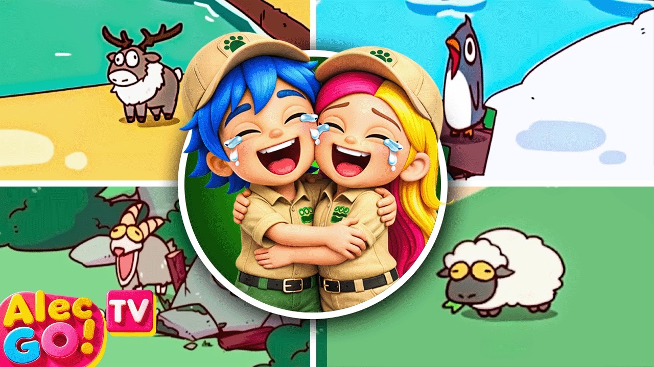 ZOOLÓGICO, MAS OS ANIMAIS TEM NOSSAS VOZES! 🐍🐐 MY ZOO VOICE +2 HORAS (Alec GO! #TV)