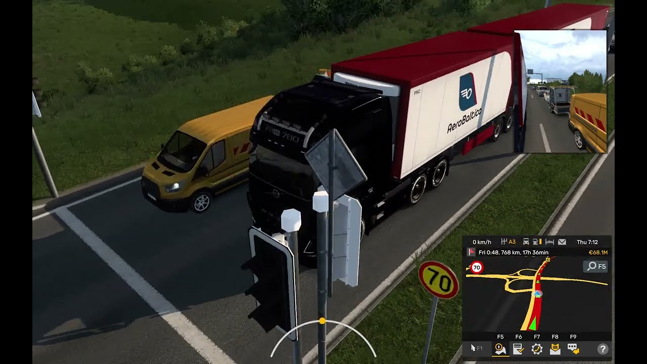 ETS 2 Gameplay Volvo (Turku to Vaxjo)