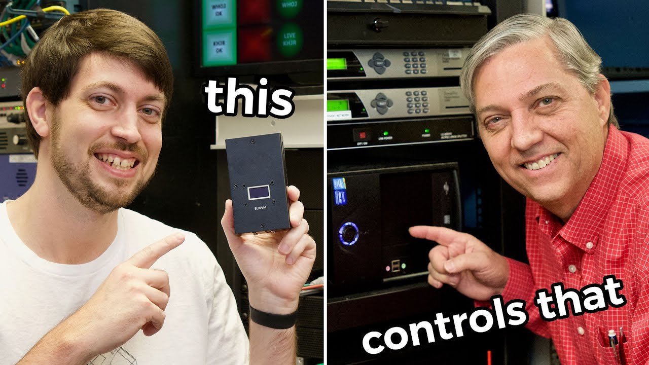 This Raspberry Pi controls ANY PC (BliKVM)