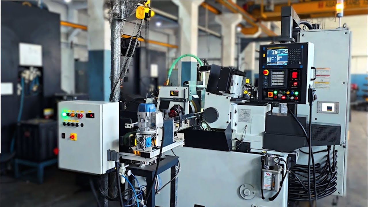 CNC Centerless Grinding Machine with Throughfeed Automation | Bhagwansons