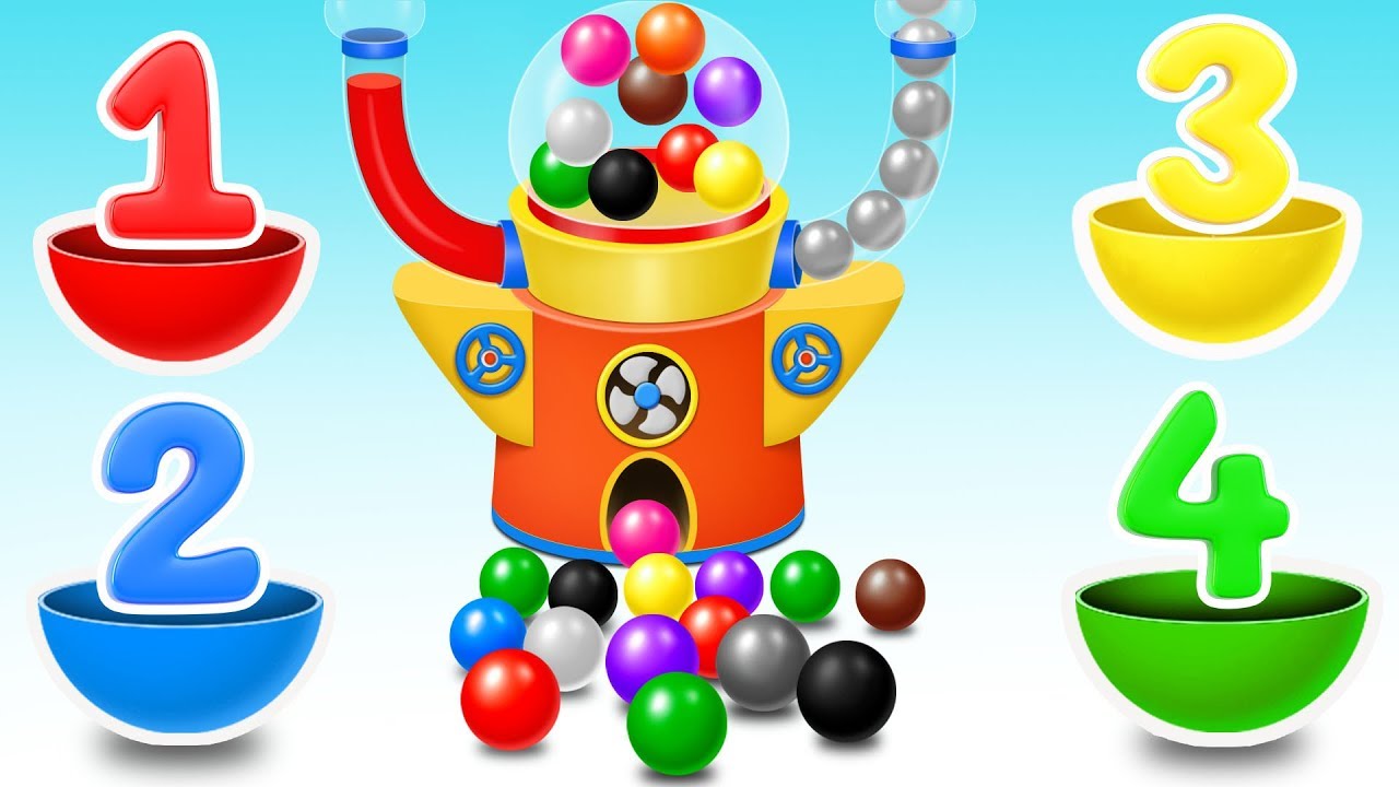 Learn Numbers with Balls Machine