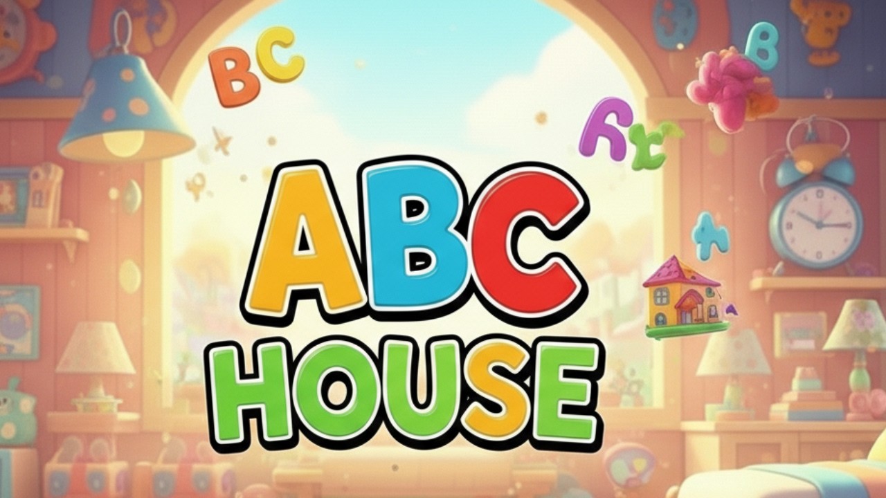 ABC House | Learn A to Z House Items for Kids | Elephant ELI & Unicorn | ABC Spotlight