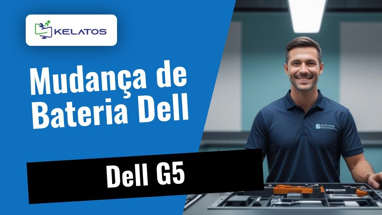 Bateria fraca no seu Dell G5? 🔋 Mudança rápida e garantida