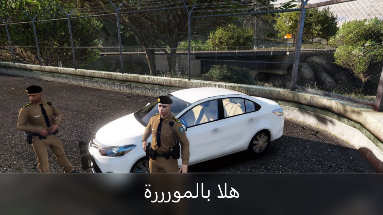 مود الشرطه سياره جديده يارس 15 دوريه #2