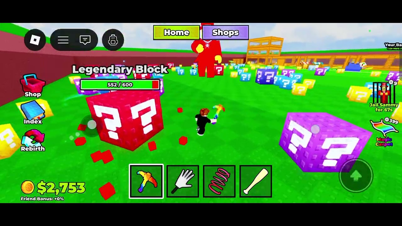 Break the lucky block guys like and subscribe.....