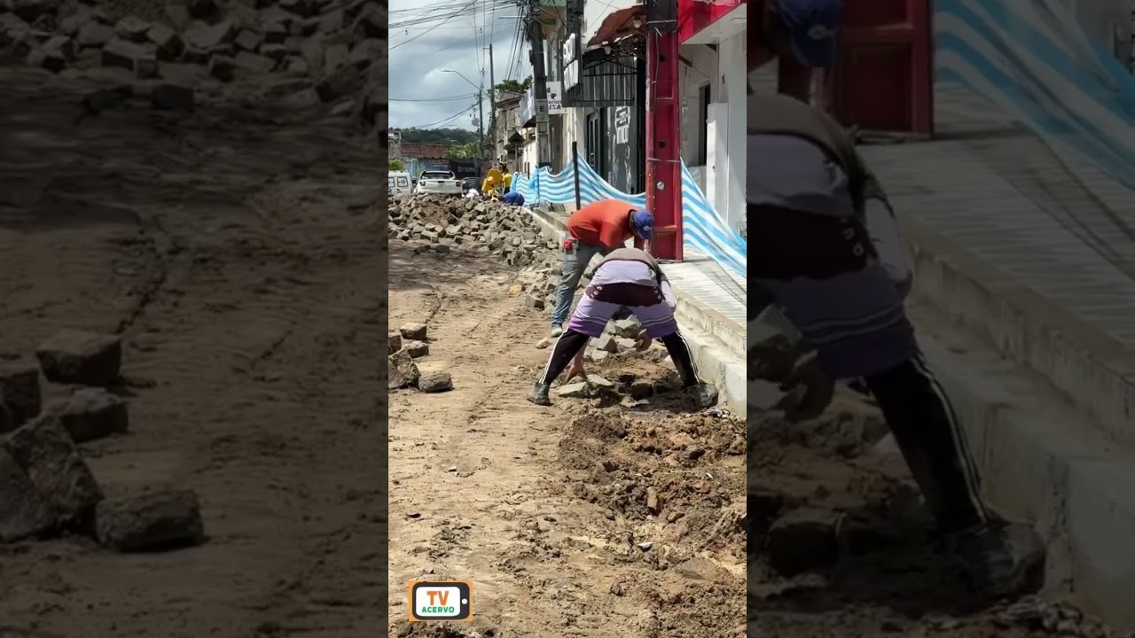 TV ACERVO URUÇUCA BAHIA - Passando pela obra da Rua Lomanto Junior 