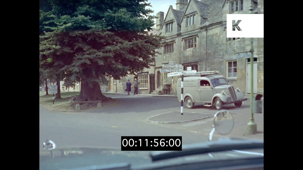 1950s Cotswolds, UK Villages, HD from 35mm