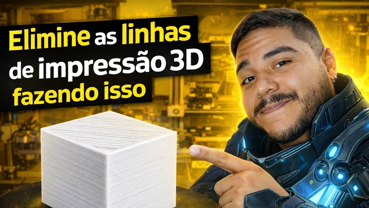 Elimine as Linhas De Impressão 3D No Topo das Suas Peças!