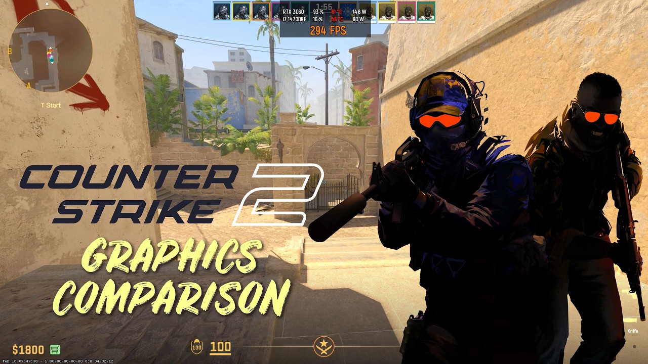 Counter Strike 2 - RTX 3060 12GB with i7 14700KF