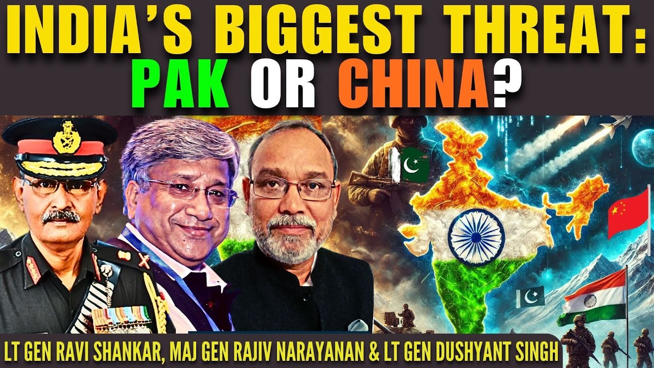 India’s Threat Perception Shift: Who’s the Bigger Danger — Pakistan or China? | #ThreeGoodGenerals