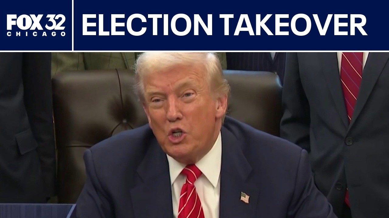 Trump doubles down on taking over elections
