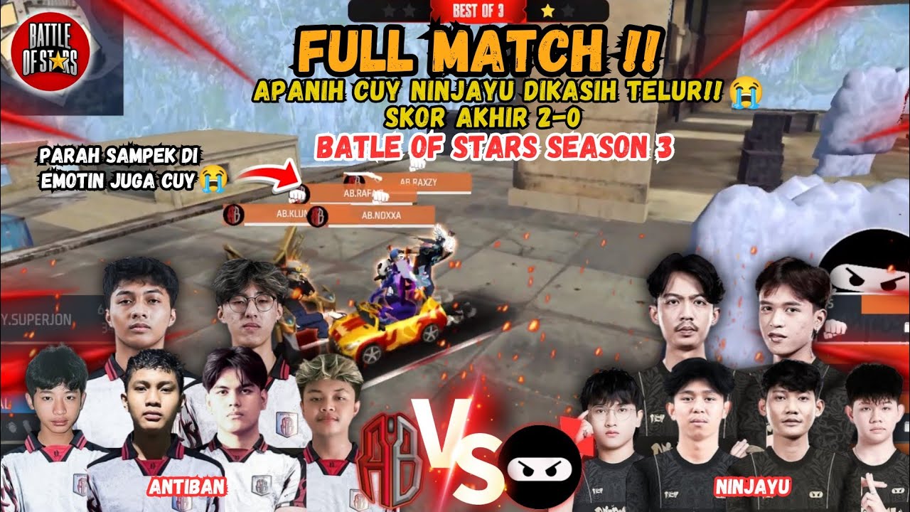 ANTIBAN VS NINJAYU !! Reguler Season Day 3 | Battle of stars Season 3