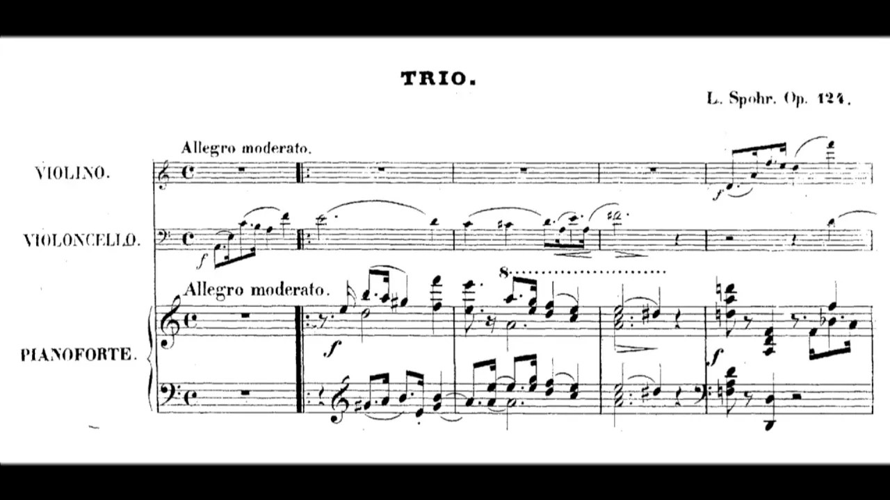 Louis Spohr - Piano Trio No. 3, Op. 124 (1842)
