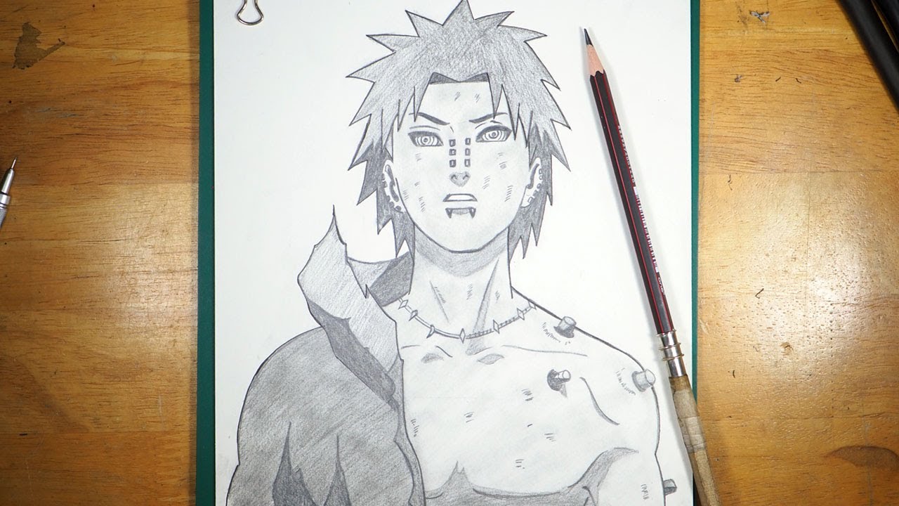 How to Draw Pain Akatsuki | Pain Akatsuki Drawing