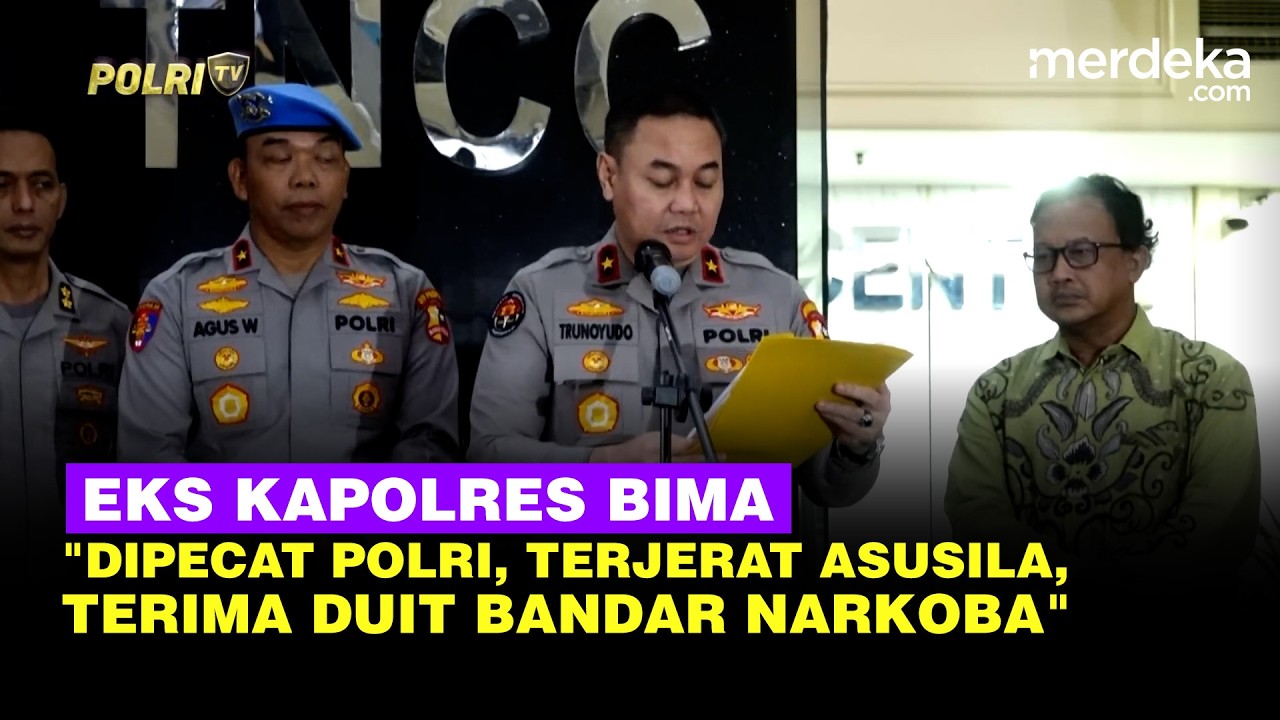 Dipecat Polri! Eks Kapolres Bima Terbukti Terima Uang dari Bandar Narkoba & Terjerat Asusila