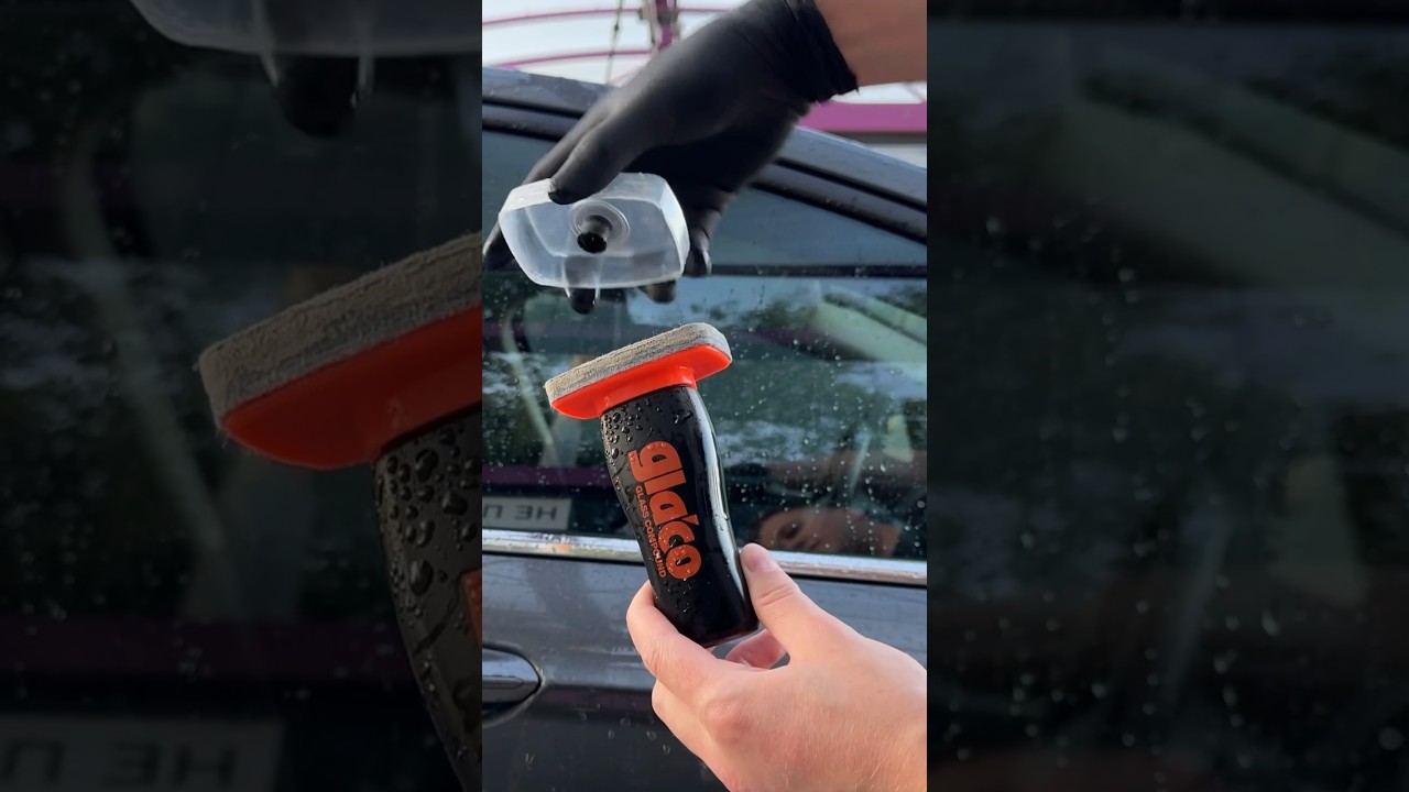 😱 Glass Compound Roll On ⚠️ Soft99 Glaco #detailing #detailingcars #detailingworld #autodetailing