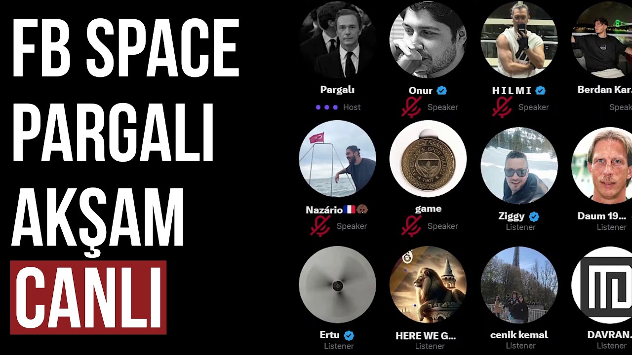 FB Space Odası | Pargalı Akşam Yayını 12.3.2026
