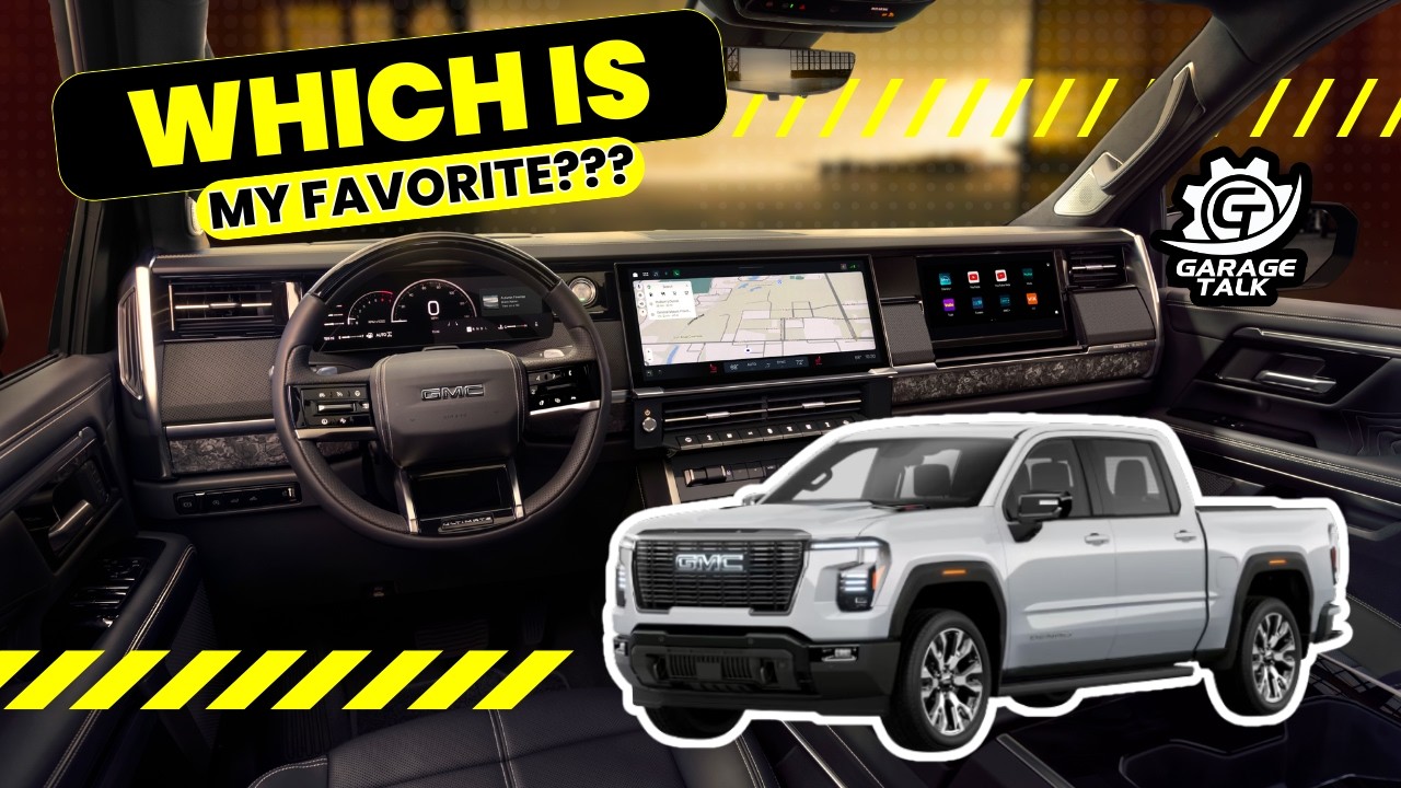 Интерьер GMC Sierra 1500 2027 года: какую из 6 комплектаций выбрал бы я?