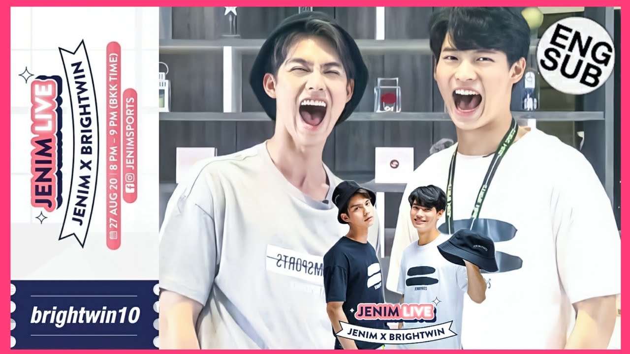 [Eng Sub] JENIM X BRIGHTWIN at Jenim Sports (Live Stream) | BrightWin Still2gether Bonding Moments