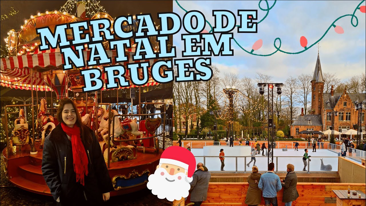 🎄 Tour pelo MERCADO DE NATAL de Bruges na Bélgica 2021 + Decorando nossa árvore de natal