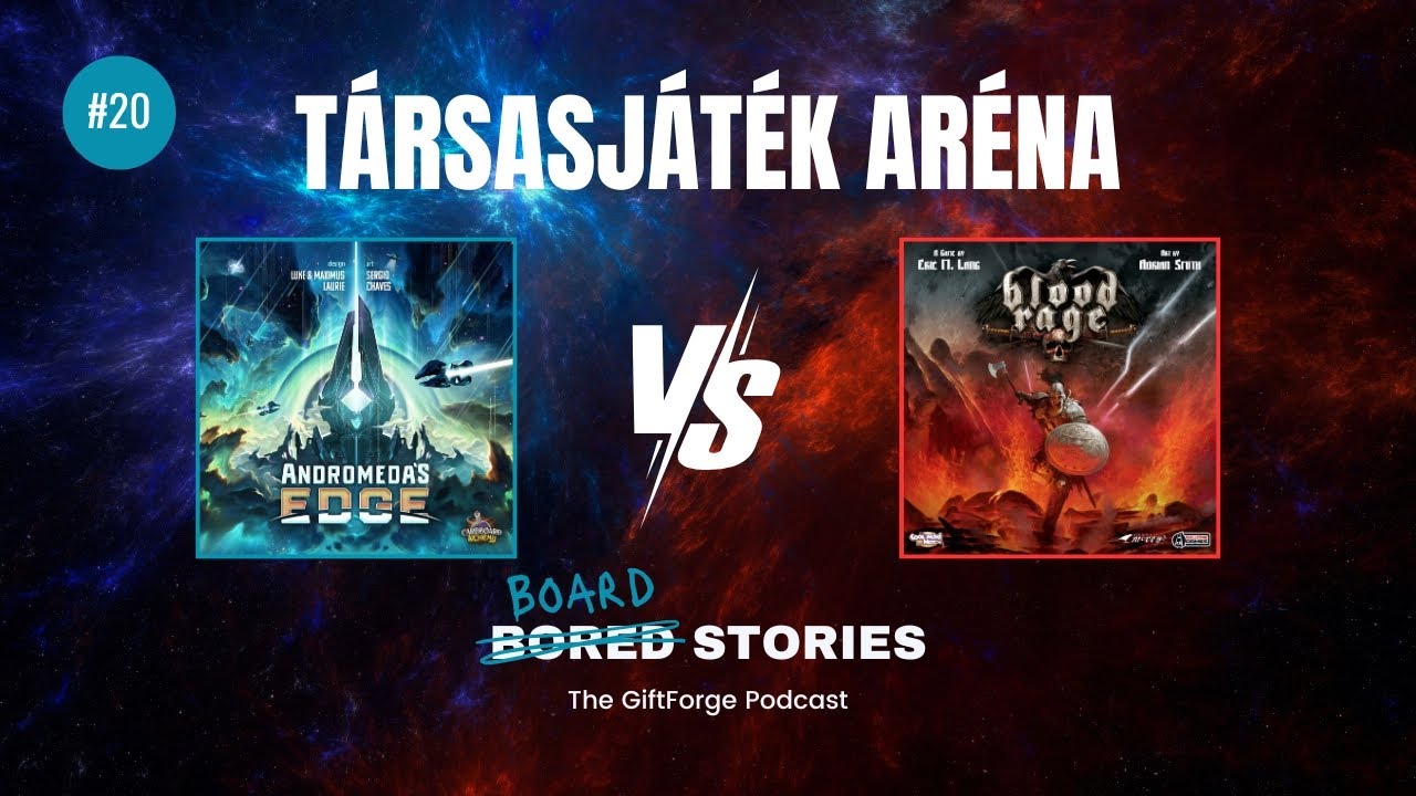 Társasjáték aréna: Androméda 🔵 vs. Blood Rage 🔴 #20