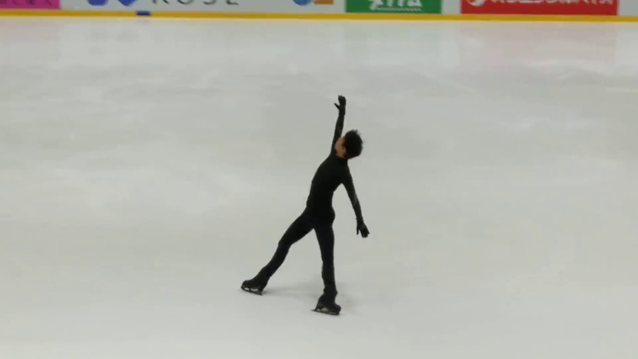 Fancam Yuzuru Hanyu OP 01.11.18 SP run through Grand Prix Helsinki